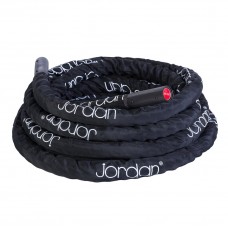 Jordan Fitness Training Rope 38mm diameter, 15m, black, 15.8kg