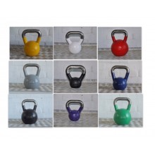 Wolverson 10KG Cast Iron Russian Kettlebell (White)
