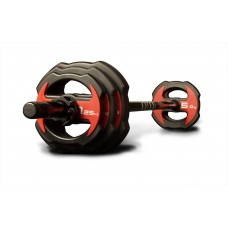 Jordan Ignite V2 Urethane Studio Barbell Set - Red & Black