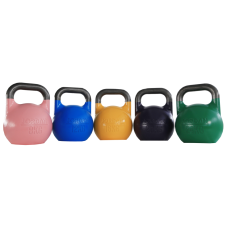 Jordan Fitness Competition Kettlebell Set 3 - with 2 Tier Rack