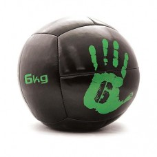 6kg Oversize Medicine ball (black with green logo)