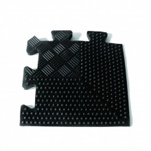 Easy-Lock Freeweight Flooring (12mm thickness) Corner