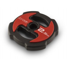 Jordan Ignite V2 Urethane Studio Barbell Weight Red & Black 2.5kg
