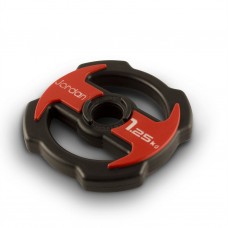 Jordan Ignite V2 Urethane Studio Barbell Weight 1.25kg Red & Black