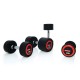T400 Rubber Dumbbells (pair) - 40kg