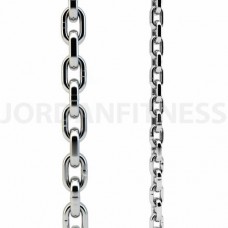 Jordan Fitness Lifting Chains (Pair) Nickel Chrome Finish with Collar 14.7kg 