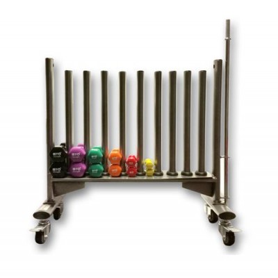 Myo - Vertical Studio Dumbbell Rack on Castors