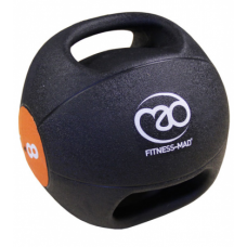 Fitness Mad 8Kg Double Grip Medicine Ball