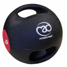 Fitness Mad 9Kg Double Grip Medicine Ball