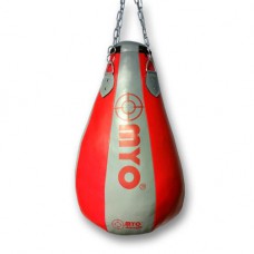 Myo - Uppercut Punch Bag Grey/Red Leather