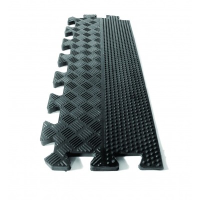 Easy-Lock Freeweight Flooring (12mm thickness) Ramp Edge