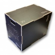 MYO - Wooden Non-Slip Plyometric Box (3 Heights 20"/24"/30") 