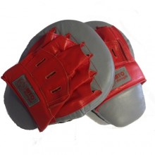 *Just Arrived* Myo - Sparring Hook & Jab Pads Grey/Red Leather 