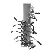 Attachment rack with 15 attachments 