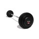 Rubber Barbells Set with Straight Bars - 10 - 45kg (5kg increments/ 10 Bars)