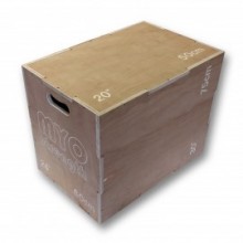 MYO - Wooden Plyometric Box (3 Heights 20"/24"/30") 