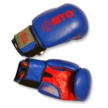 *Just Arrived*  Myo - Boxing Gloves Blue/Red Leather - 16oz